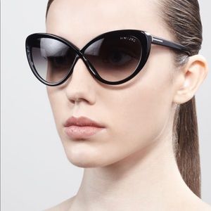 Tom ford madison oversized cat eye sunglasses